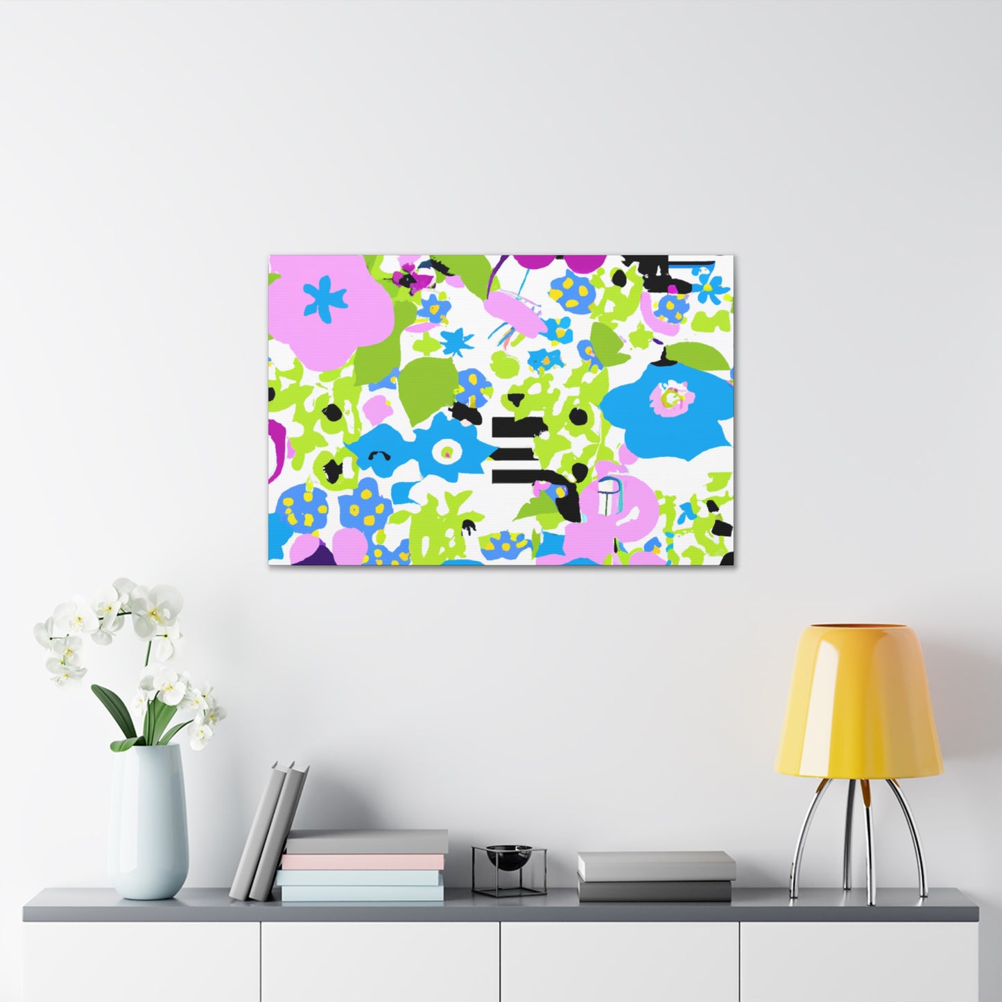 Bloom Bursting Brilliance - Floral Canvas