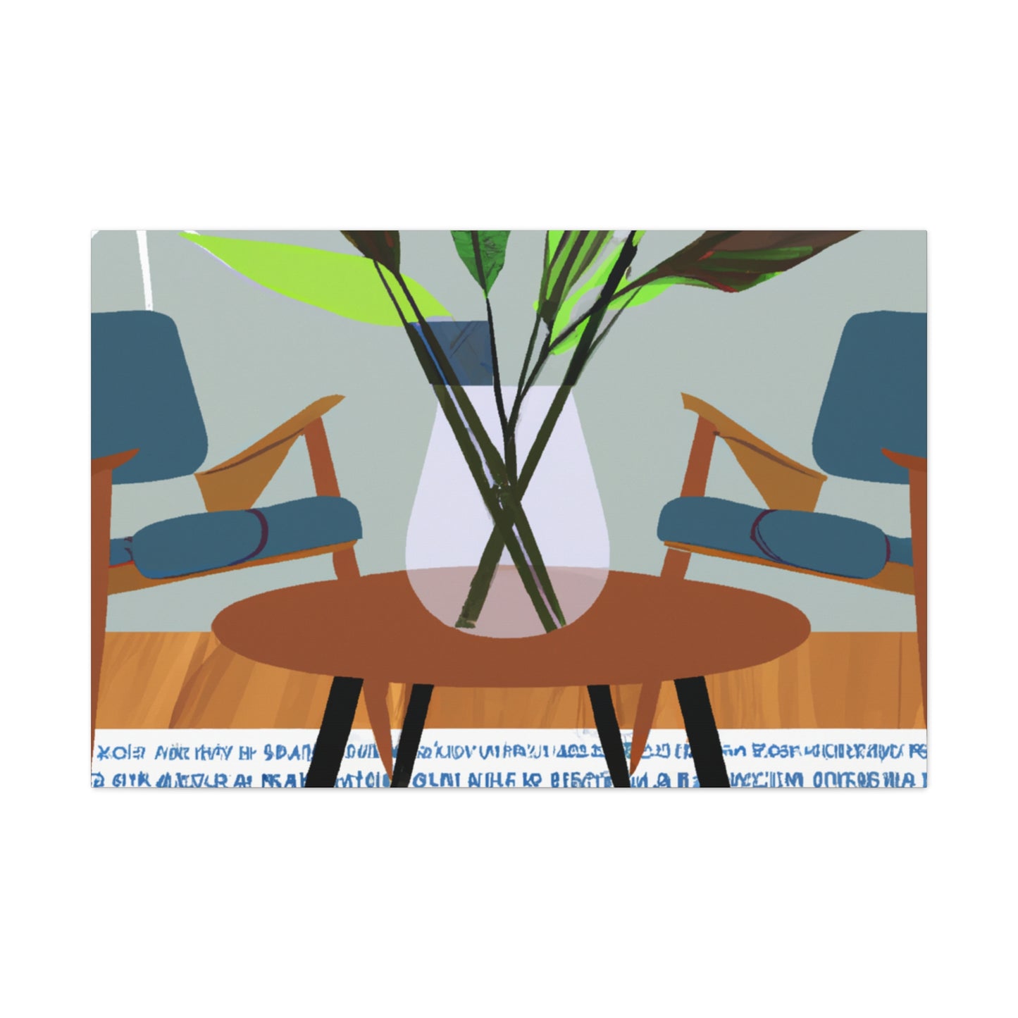 Vibrant Refraction - Midcentury - Canvas