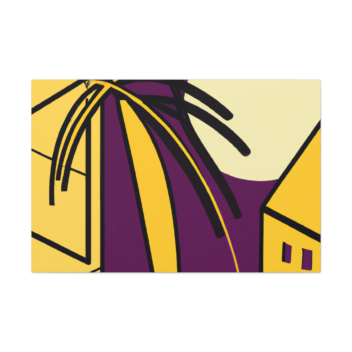 Mellow Mirage - Midcentury - Canvas
