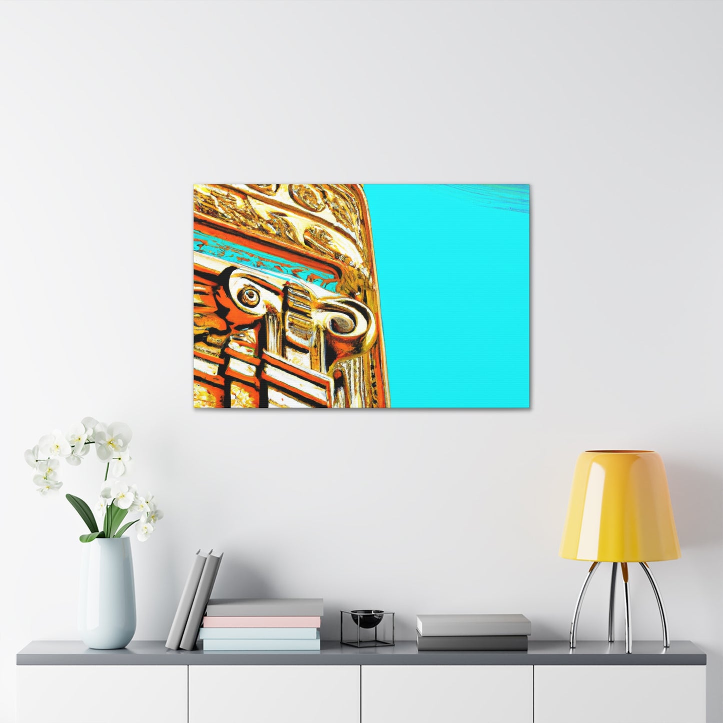 Opulent Palatial Neo-Deco - Canvas Art Deco