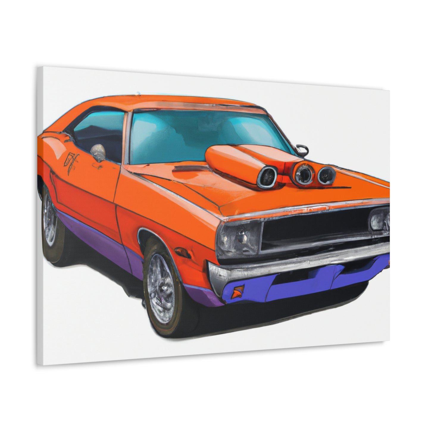 Vintage Vroomer - Automobile - Canvas