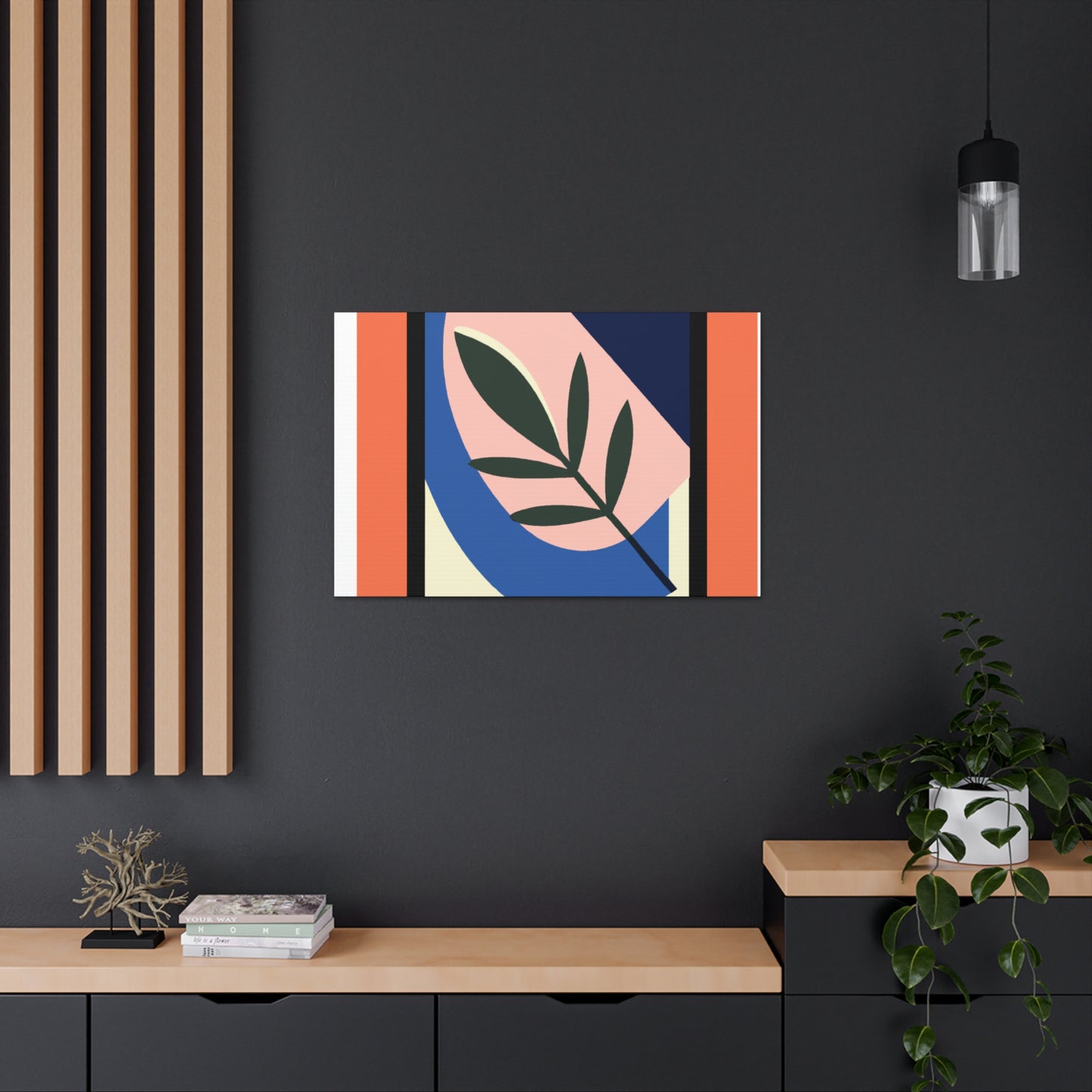 Sun Dapple Bunny - Midcentury Canvas