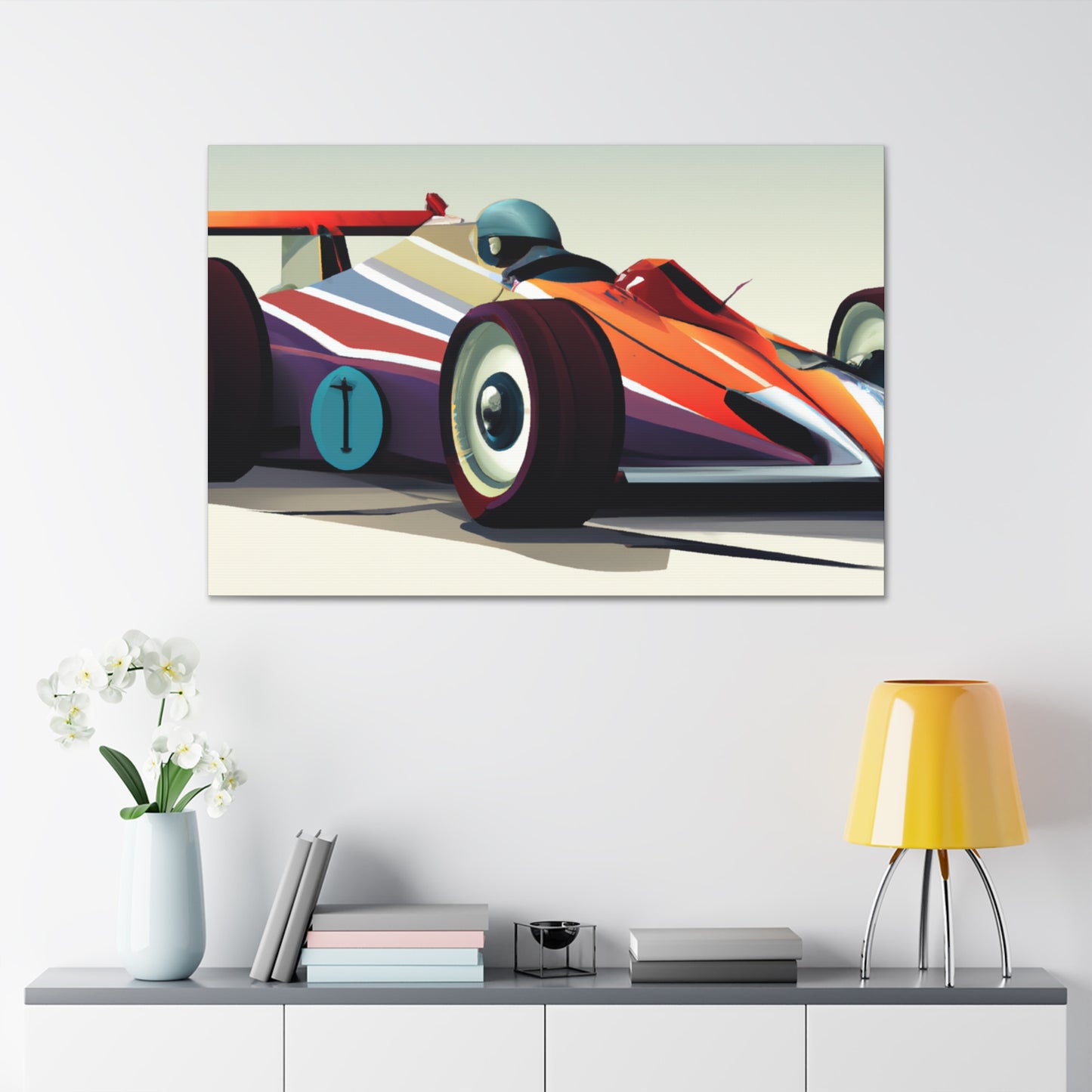 Hot Rodder Thunder - Automobile - Canvas