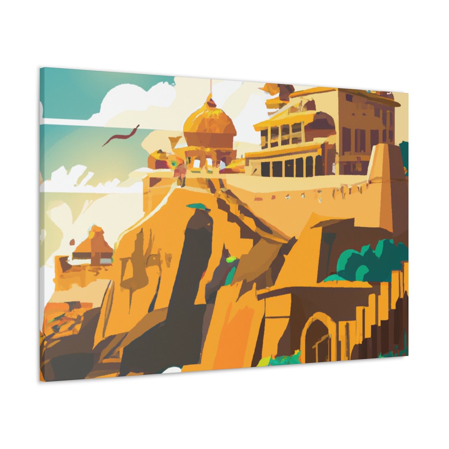 The Land of Spices - Destination India - Canvas