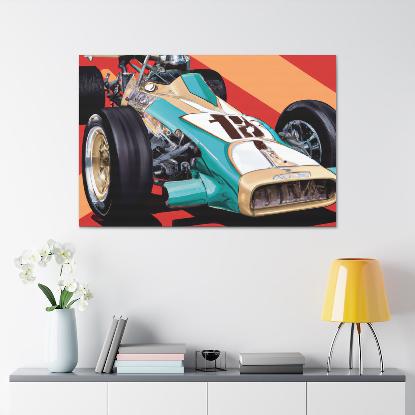 The Road Burner - Automobile - Canvas