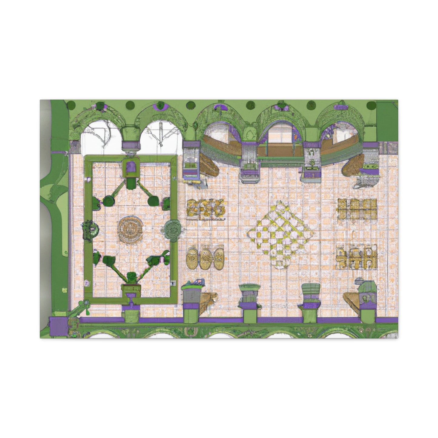 Garden de Gaume - Architectural Canvas
