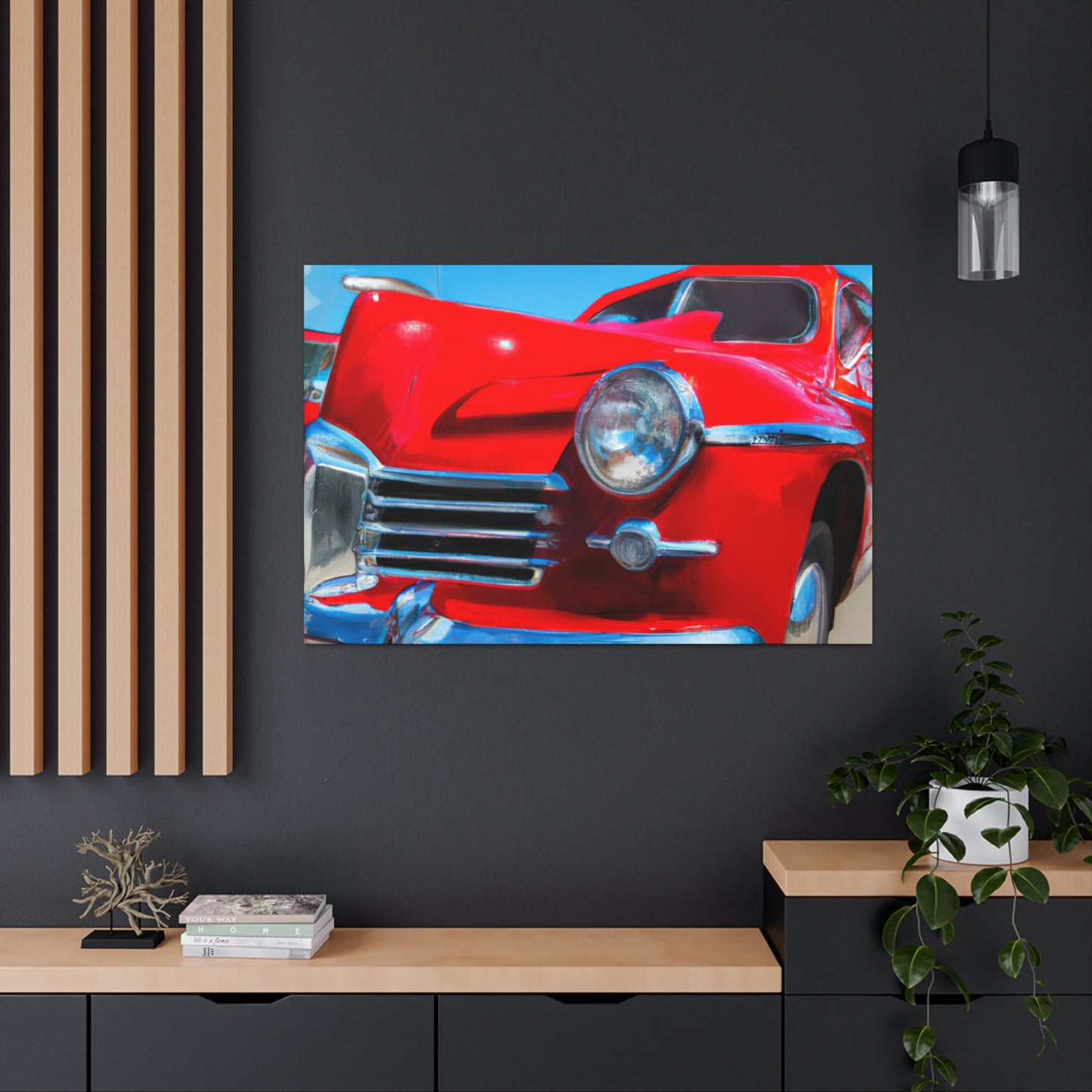 "Red Devil" - Automobile Canvas