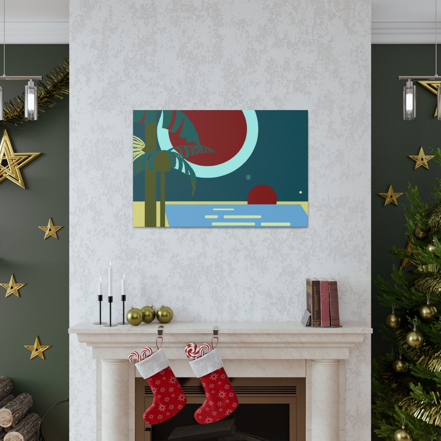 Fruitful Flickertail - Midcentury Canvas