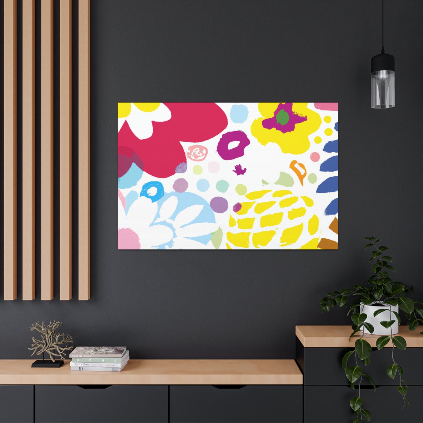 "The Blooming Garden of Glory" - Floral Canvas