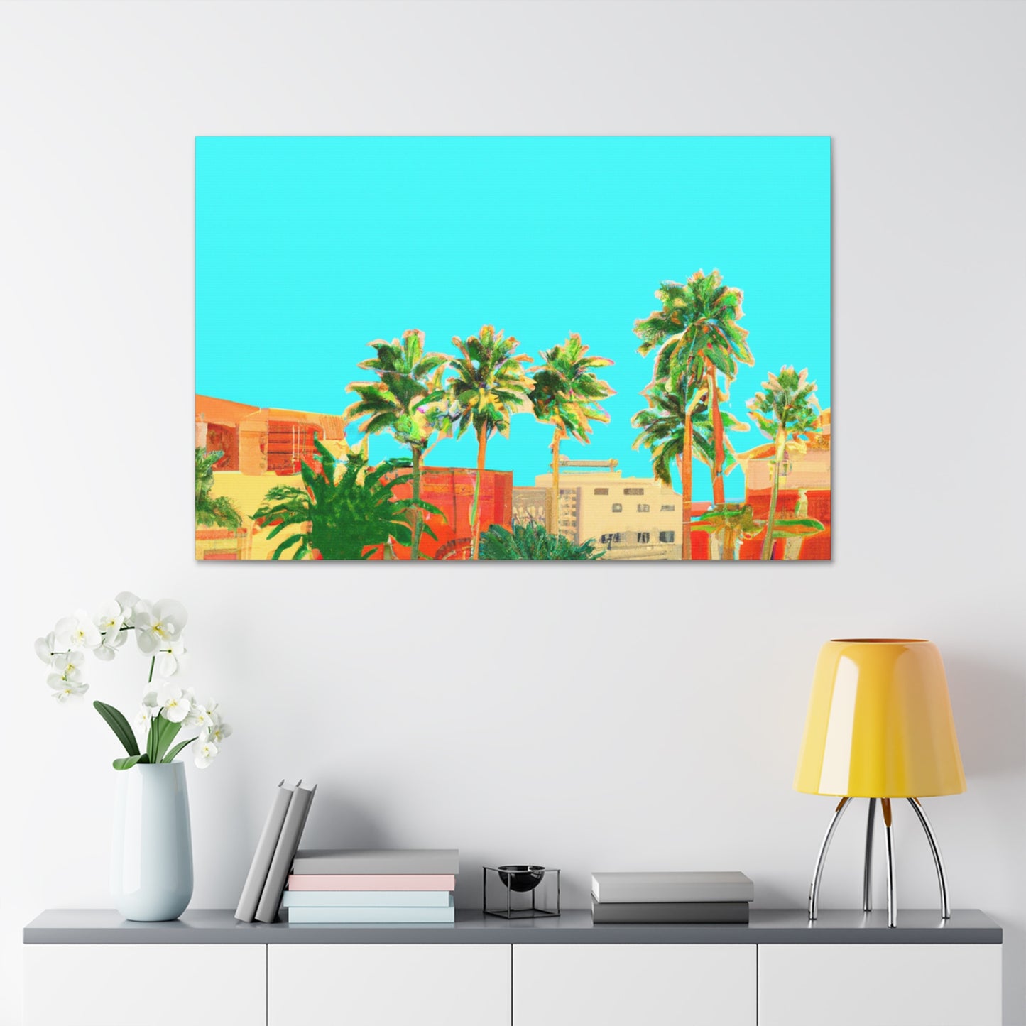 Sandy Oasis - Architectural - Canvas