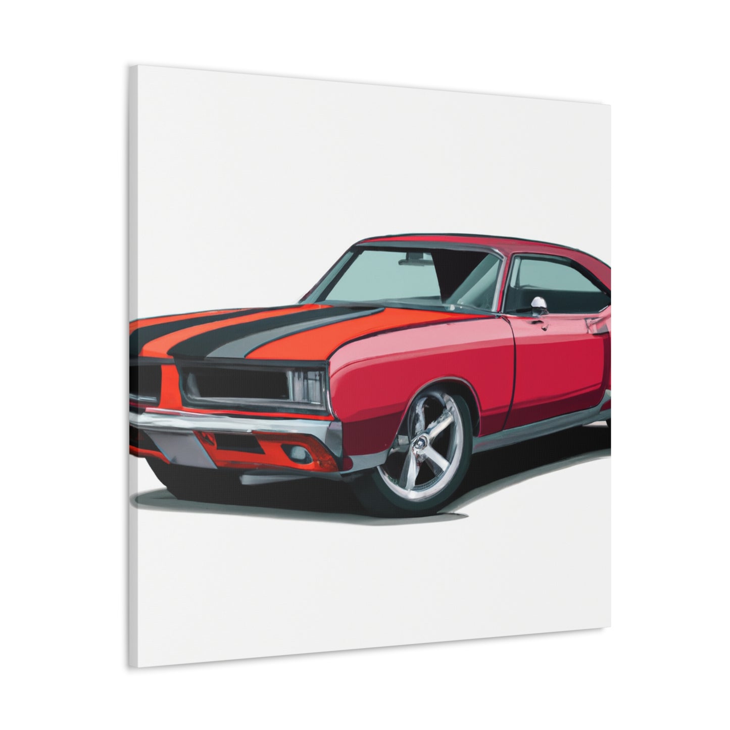 Hot Rod Havoc - Automobile - Canvas