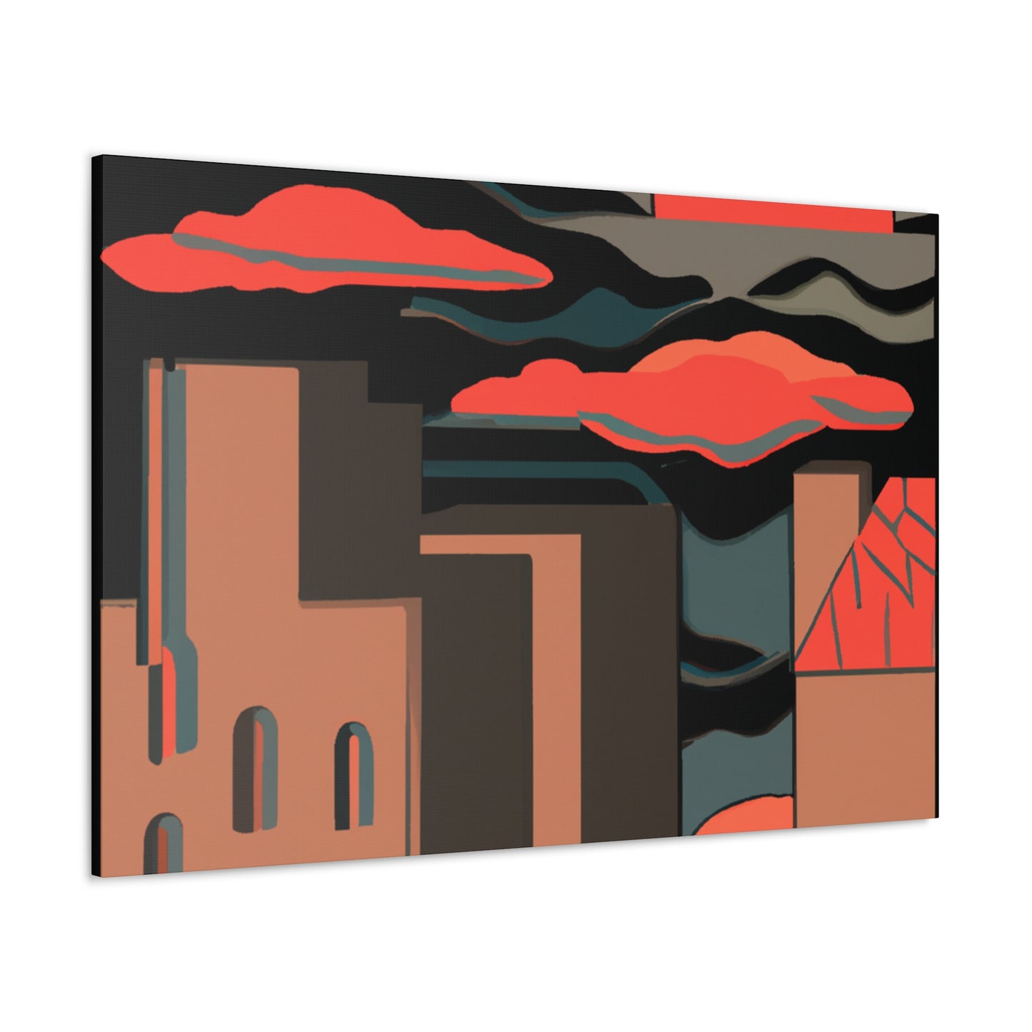 'Rising Star- Midcentury' - Canvas