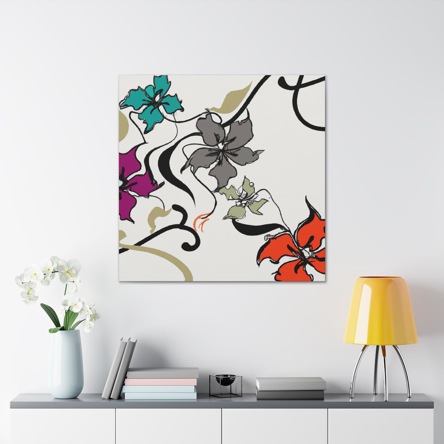 Magnifico - Floral - Canvas