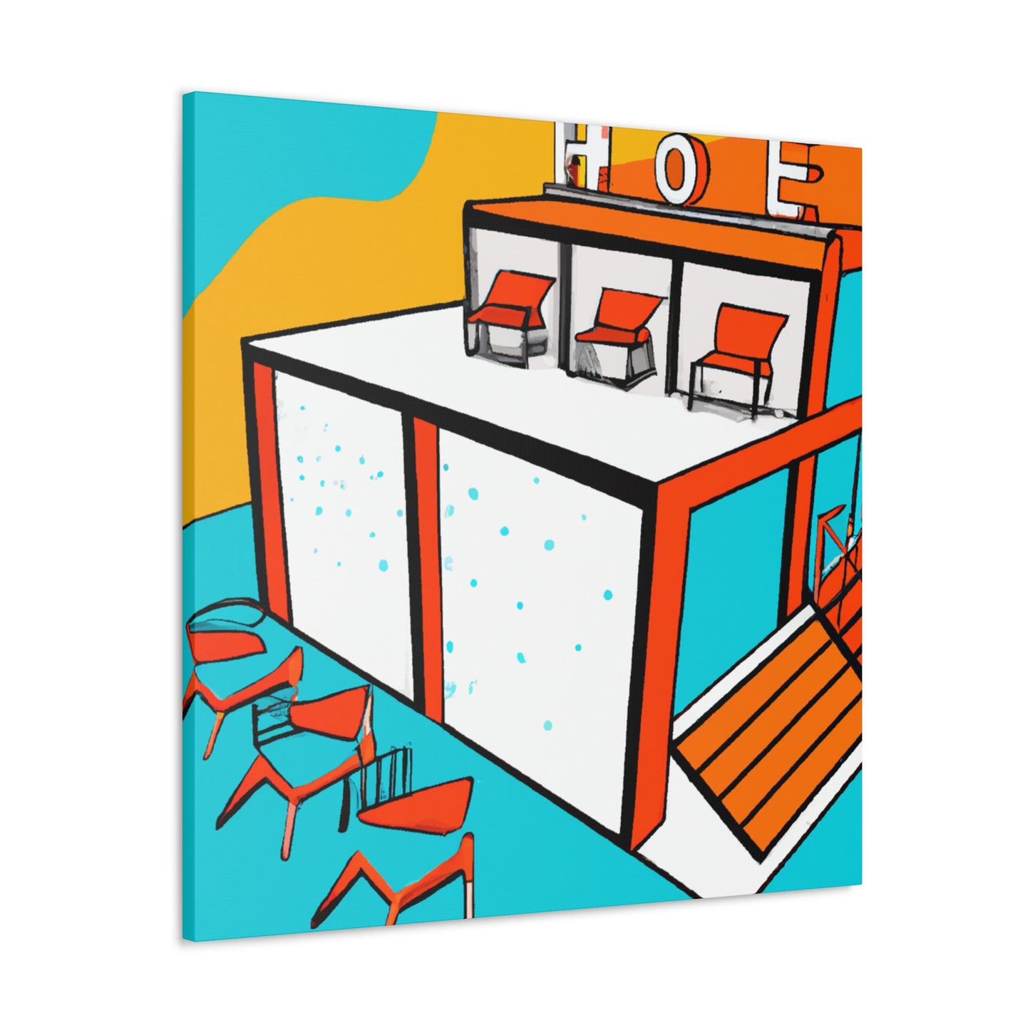 "Soundscape Journey - Midcentury" - Canvas - Pop Art