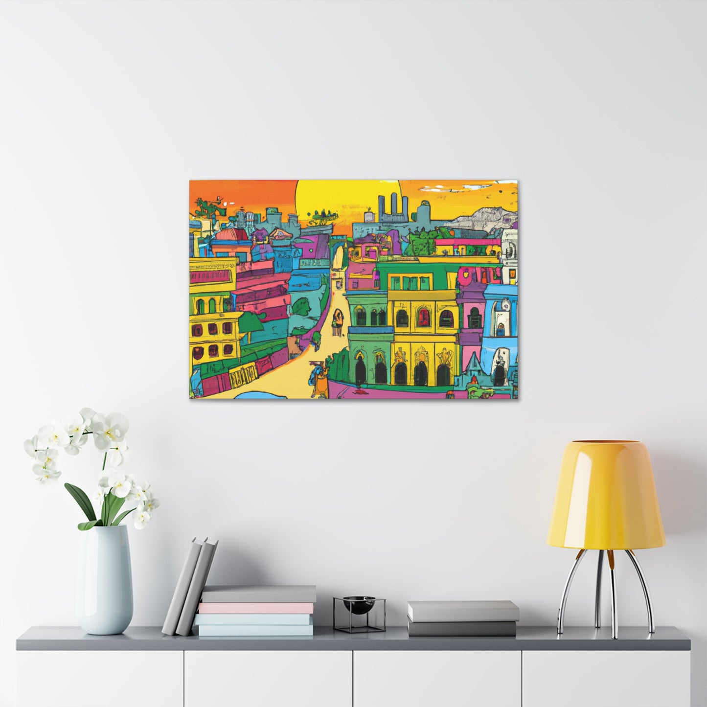 Mahabharata Mountain Range - Destination India - Canvas