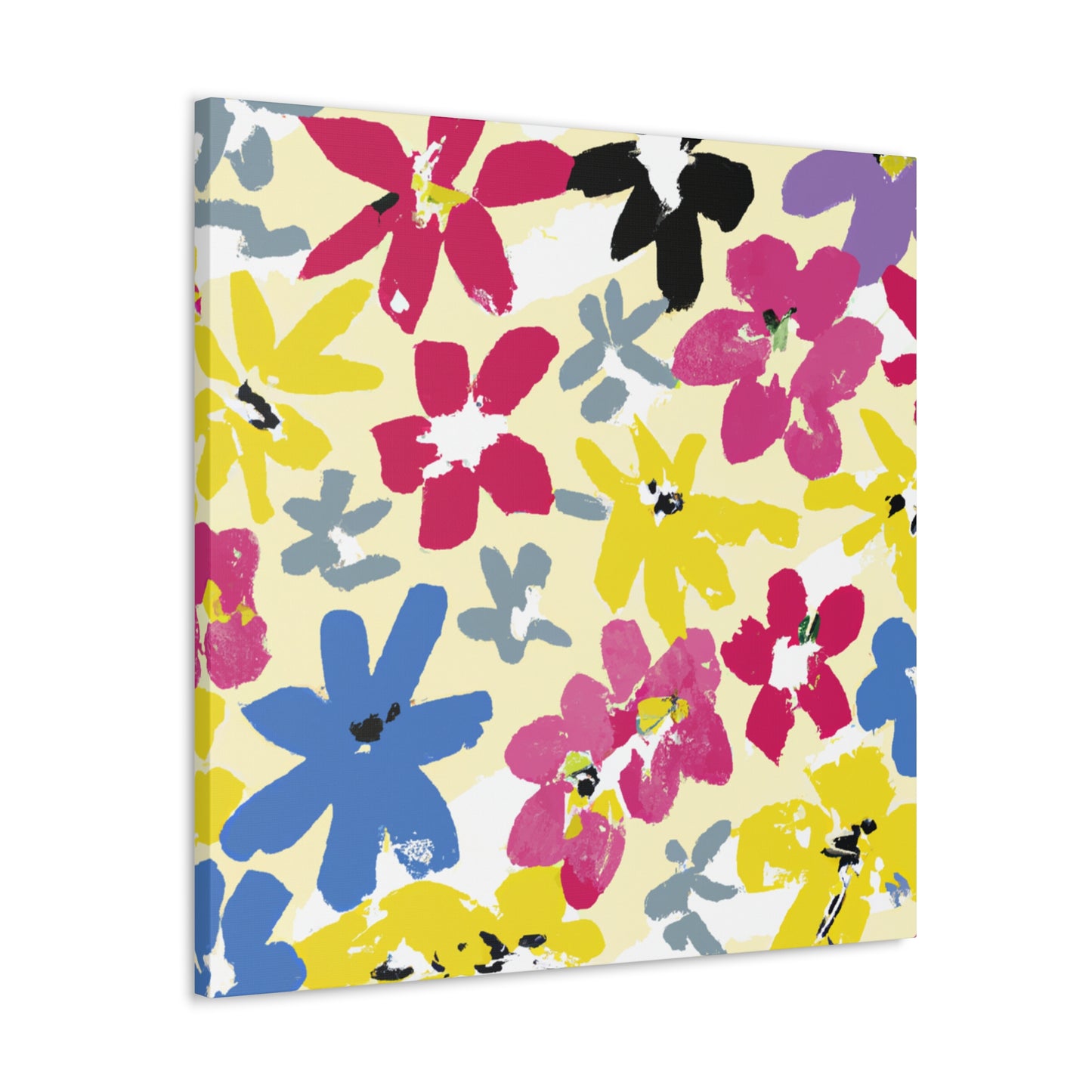 "Seeded with Love" - Floral Canvas