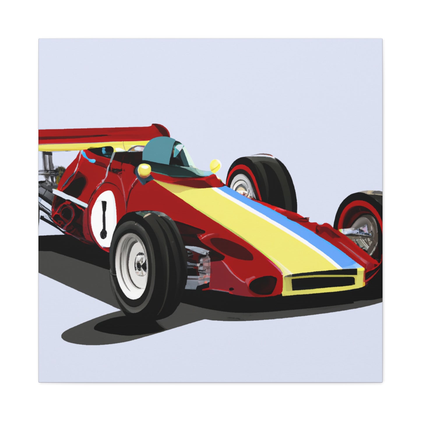 Furious Flash - Automobile - Canvas