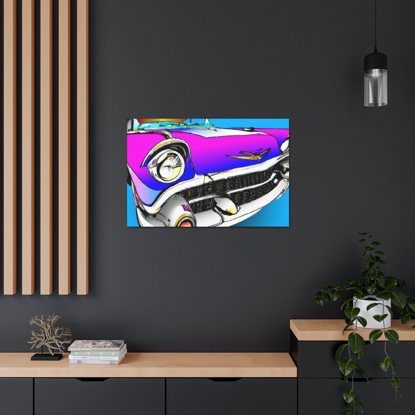 "Classic Car Story" - Automobile Canvas