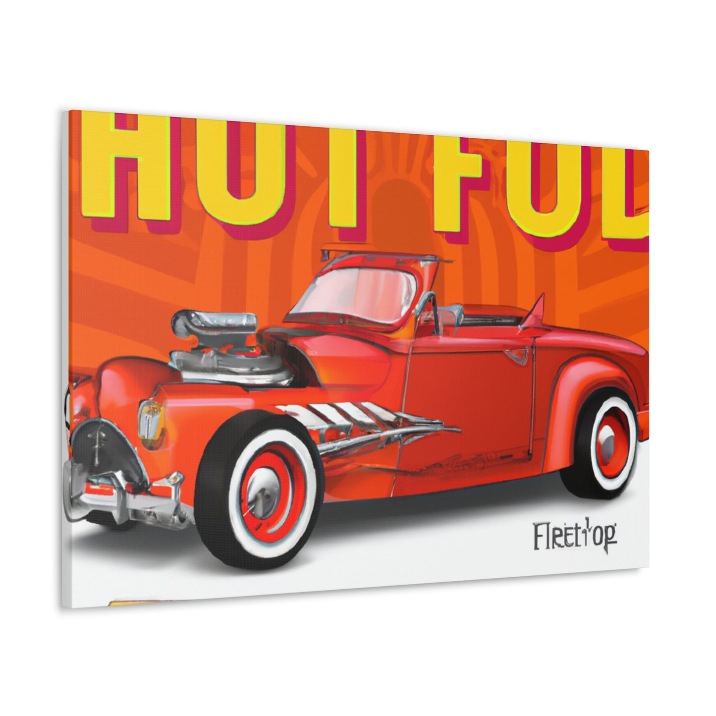 Turbo Grayhound - Automobile - Canvas