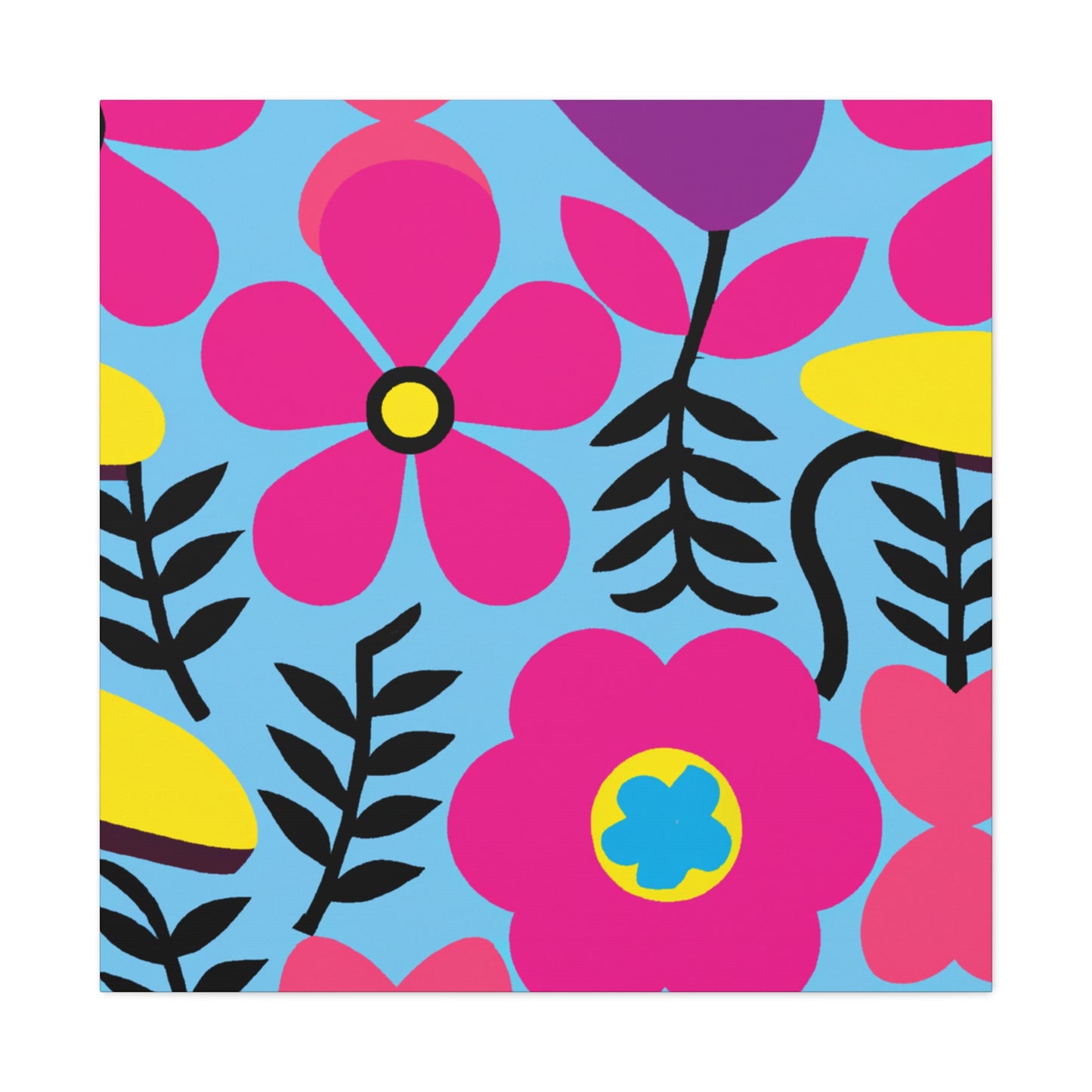 Blissful Burst - Floral - Canvas