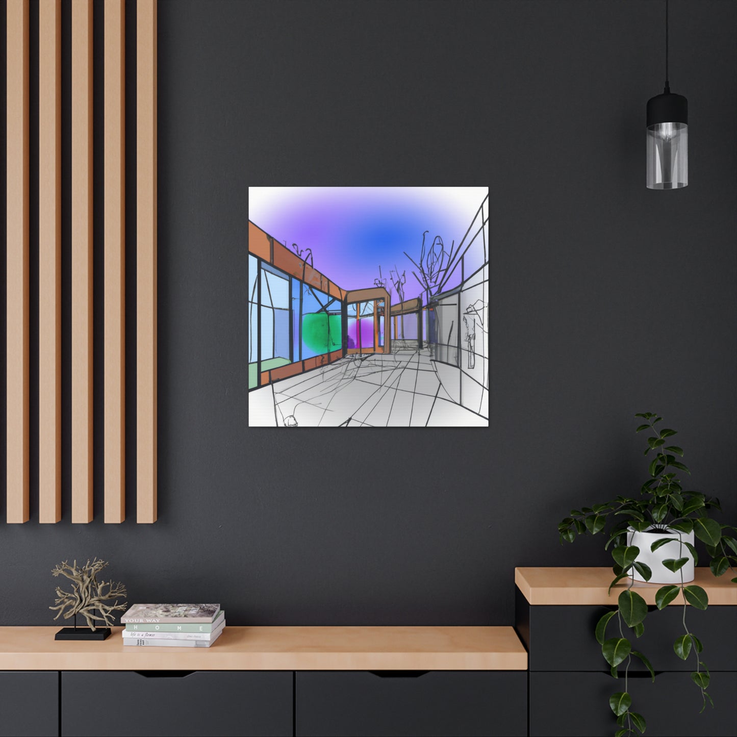 Even Of Winter - Canvas - Architectural