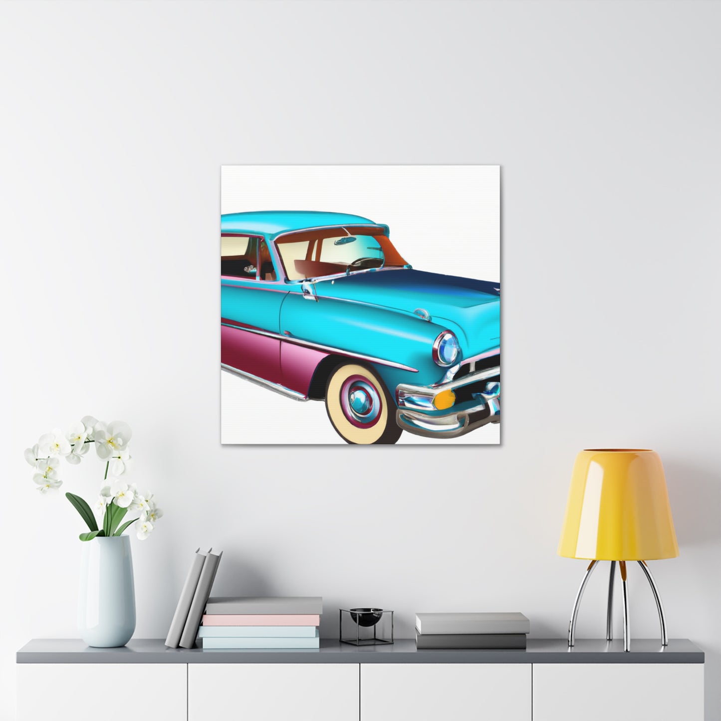 Jalopy- Automobile - Canvas