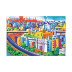 Kaleidoscope of Colors - Destination India - Canvas