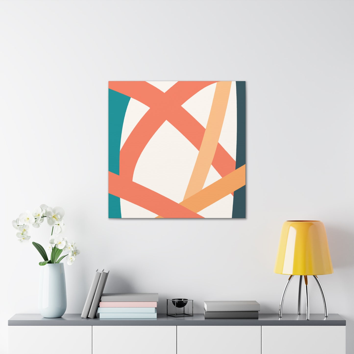 Speckled Skies - Midcentury - Canvas