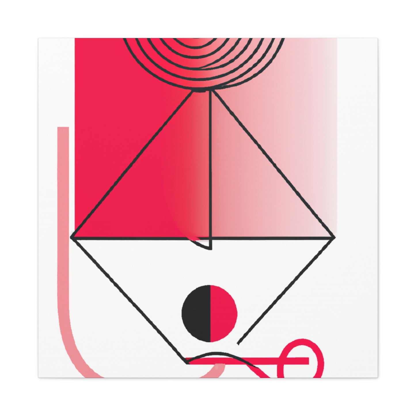 Nebulous Reflection - Minimalism - Canvas