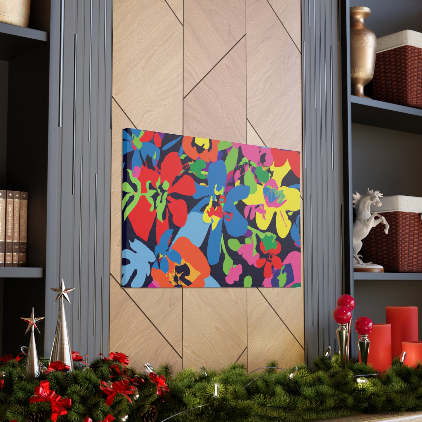 Flower Power Petal Push: - Floral Canvas