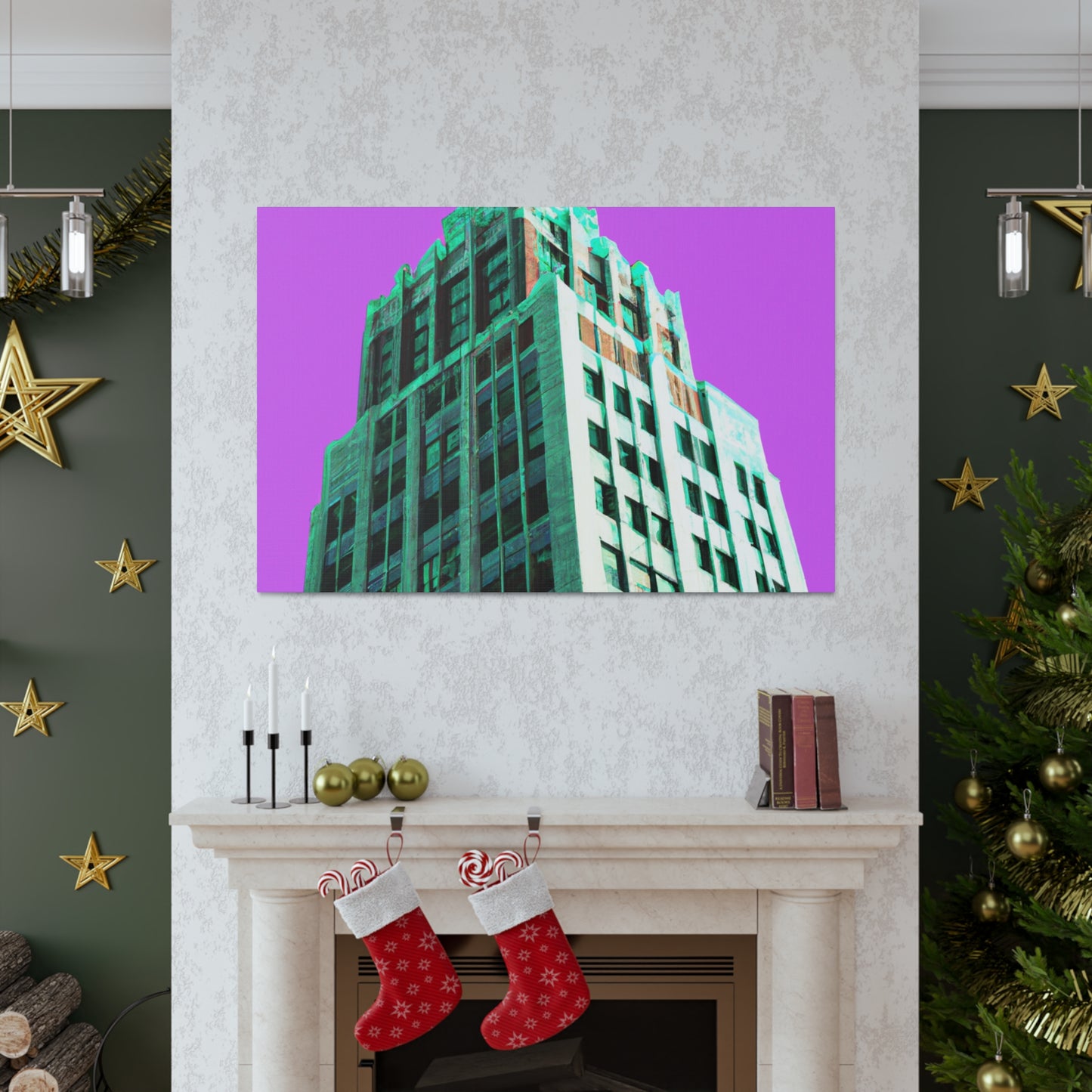 The Prism Palace: A Modern Twist on Art Deco Architecture - Canvas