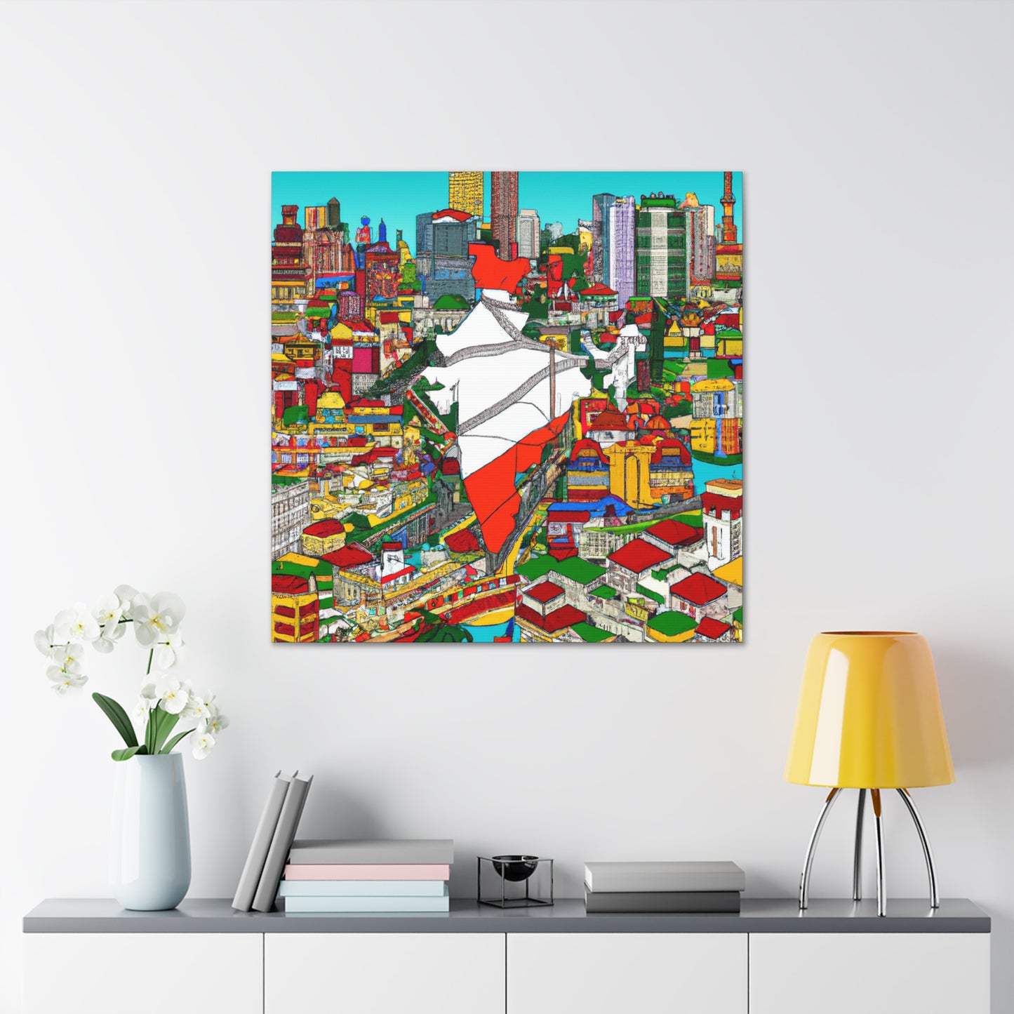 Golden Triangle - Destination India - Canvas