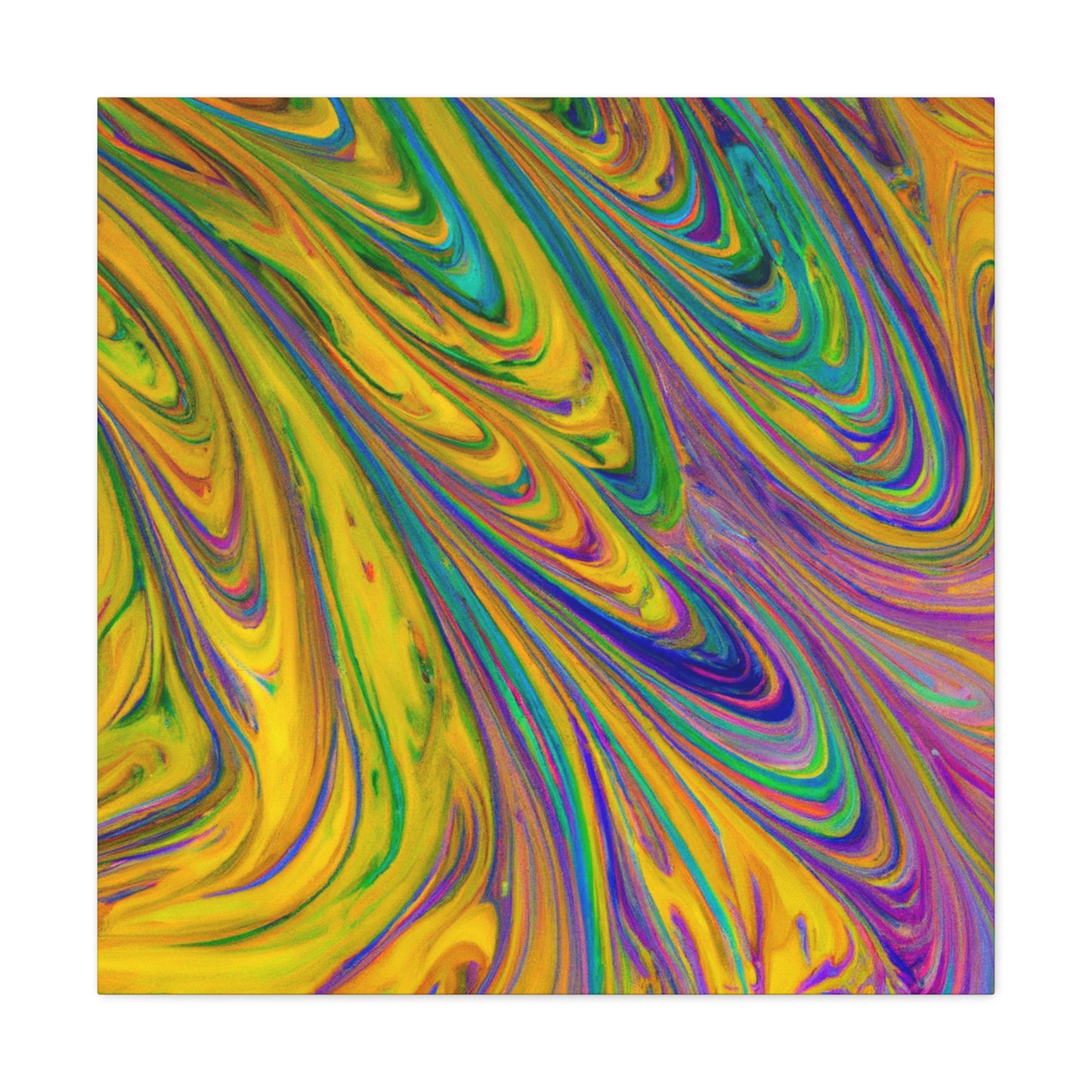 Yello Rijn - Abstract Canvas