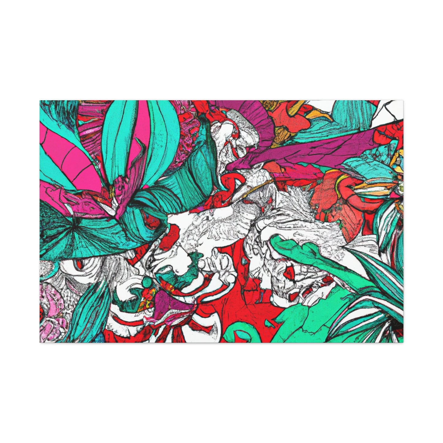 Mystery Blush - Floral - Canvas