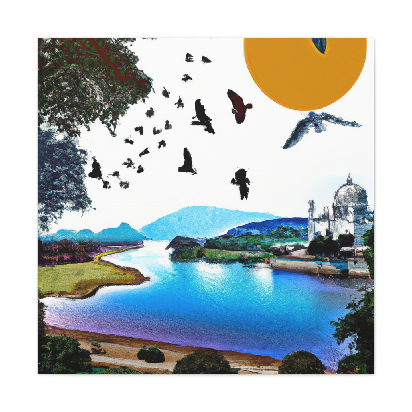 Vibrant Varanasi - Destination India - Canvas