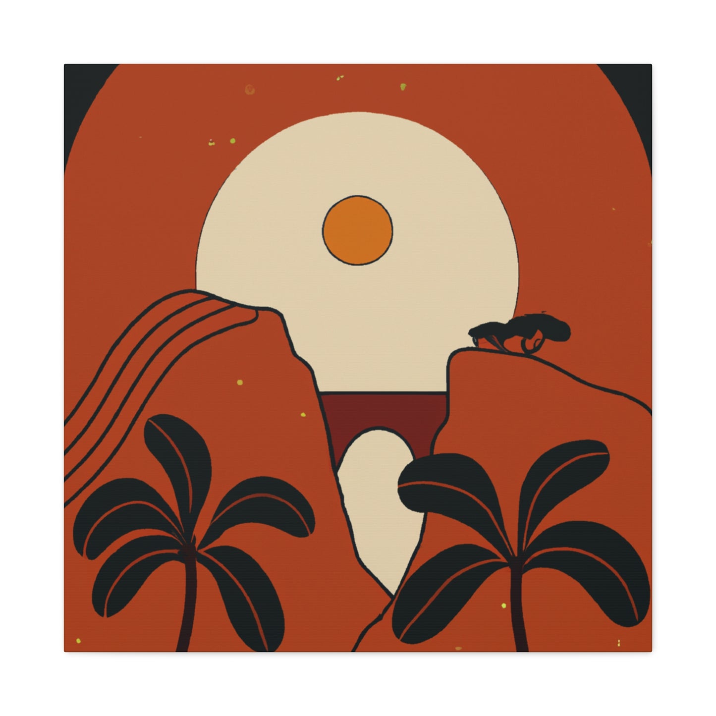 Timekeeper - Midcentury - Canvas