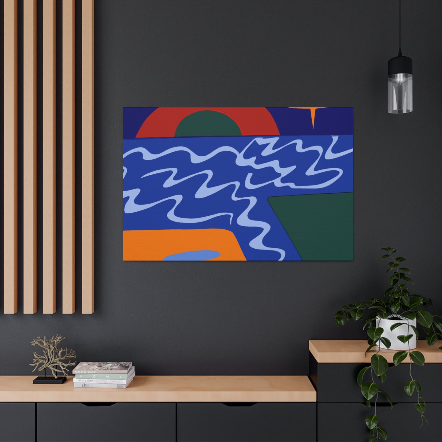 Icey Riveer -Midcentury Canvas