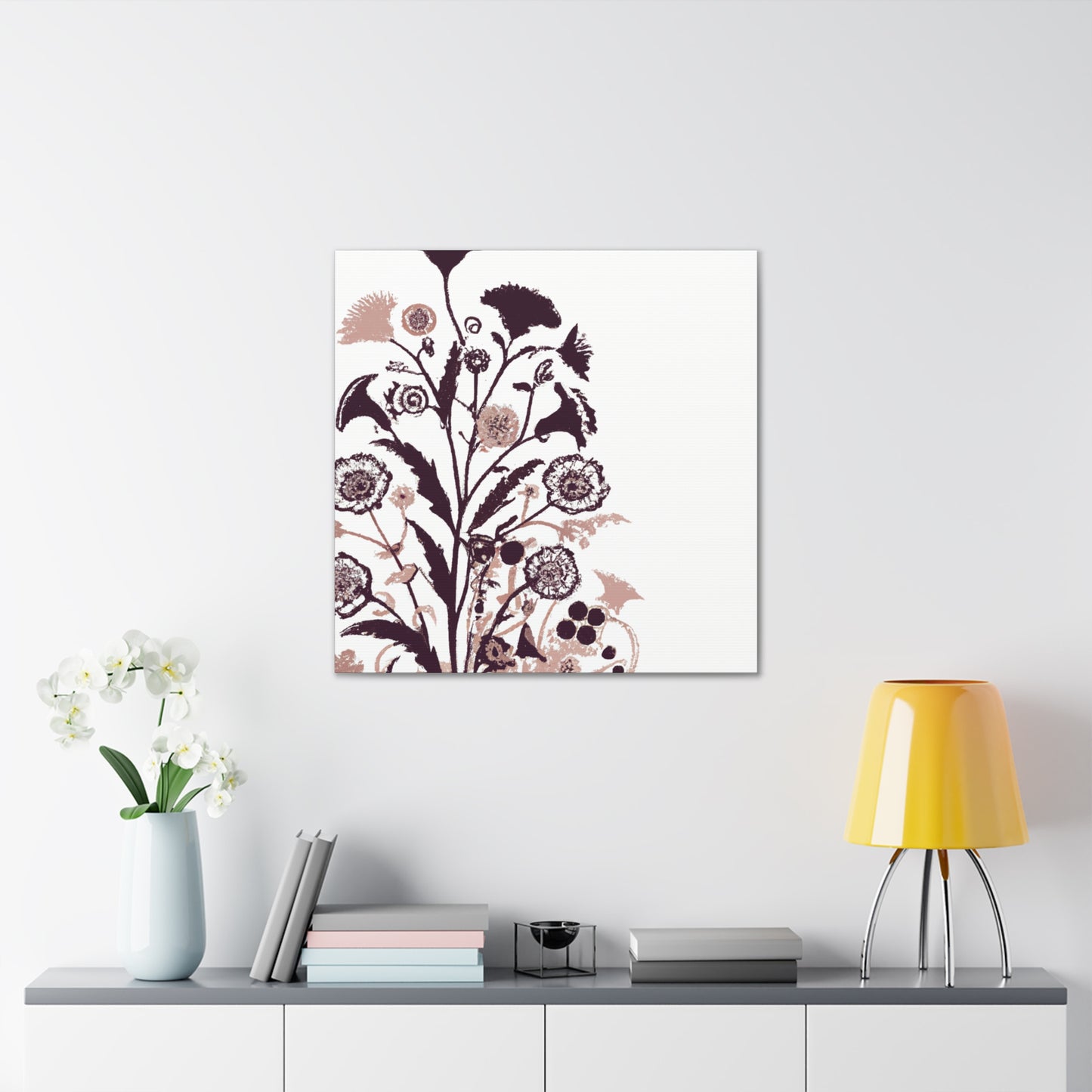 Fleuroscent - Floral - Canvas