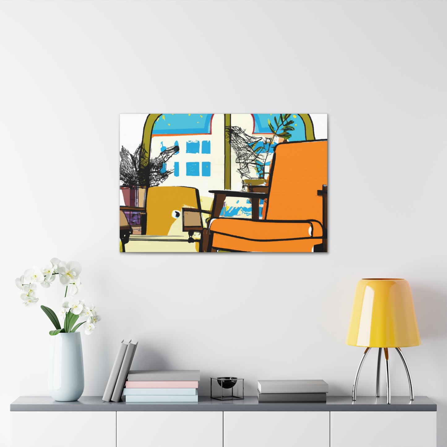 Zen Collage - Midcentury - Canvas