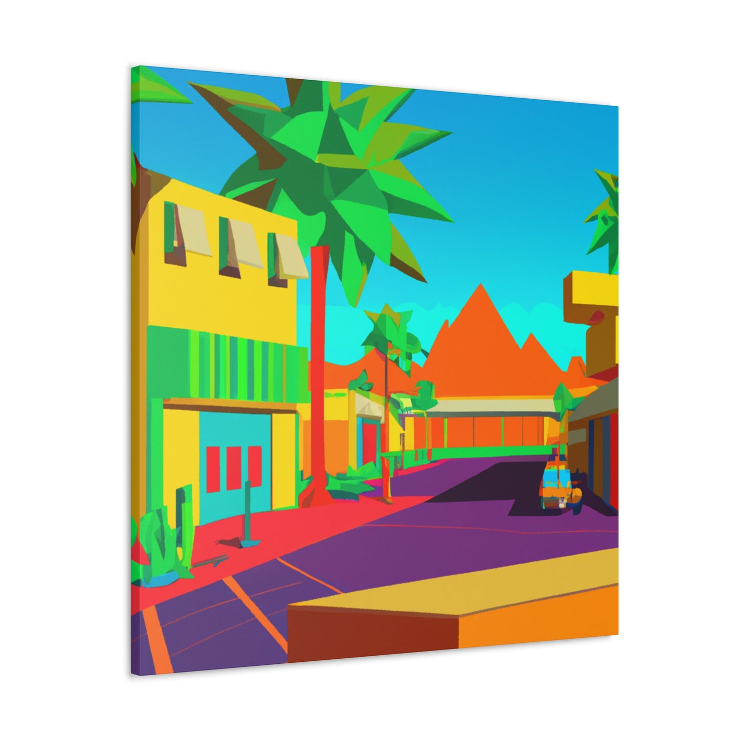 Desert Dreamscape - Architectural - Canvas