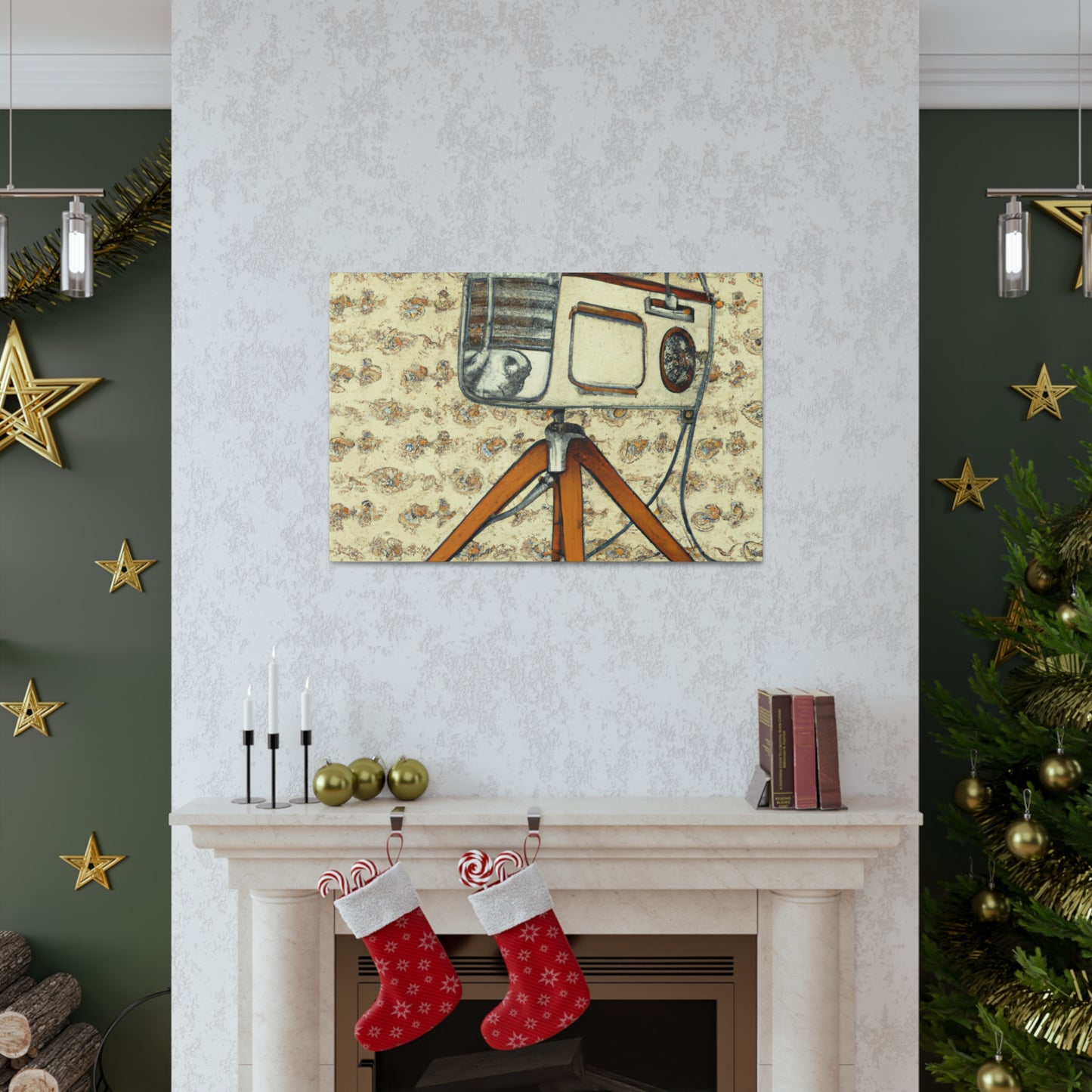 Timewarp Tech - Retro Music and Film Canvas