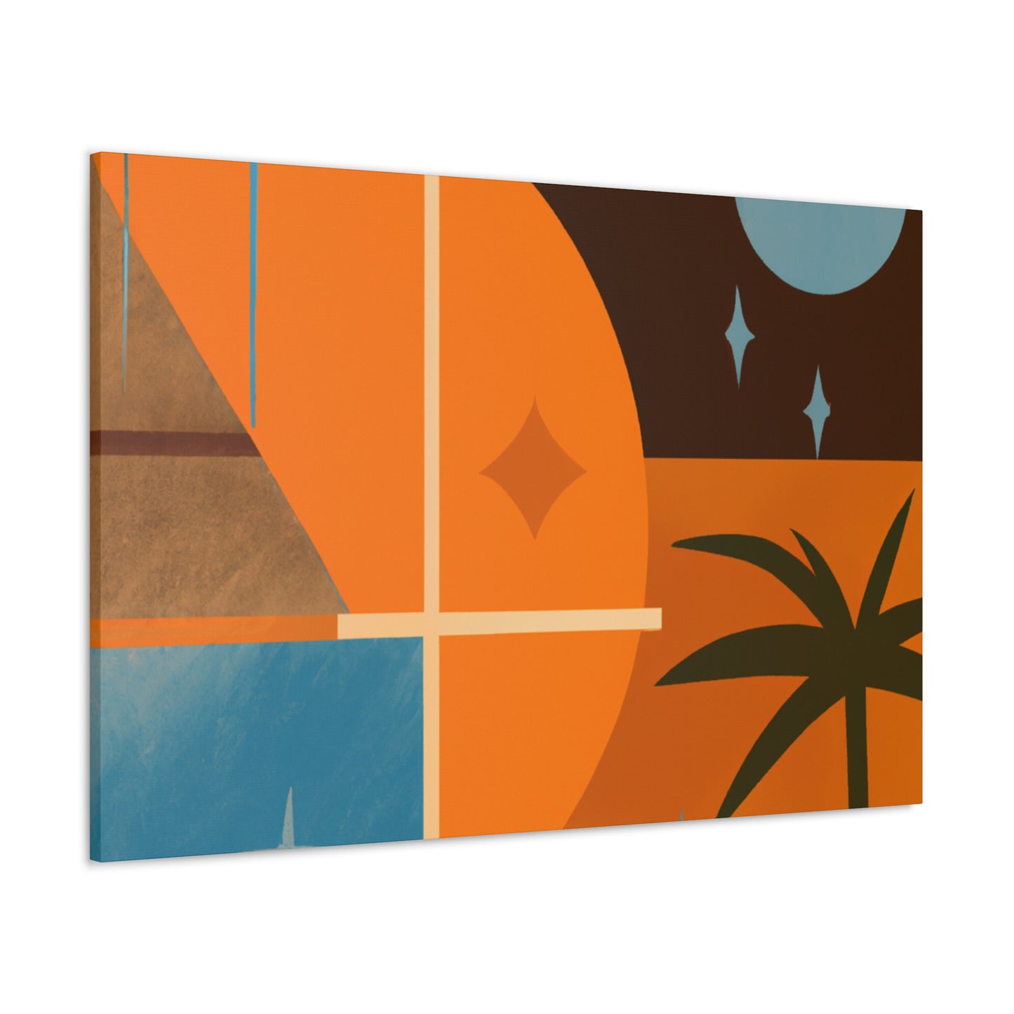 Maddeningly Moody- Midcentury - Canvas