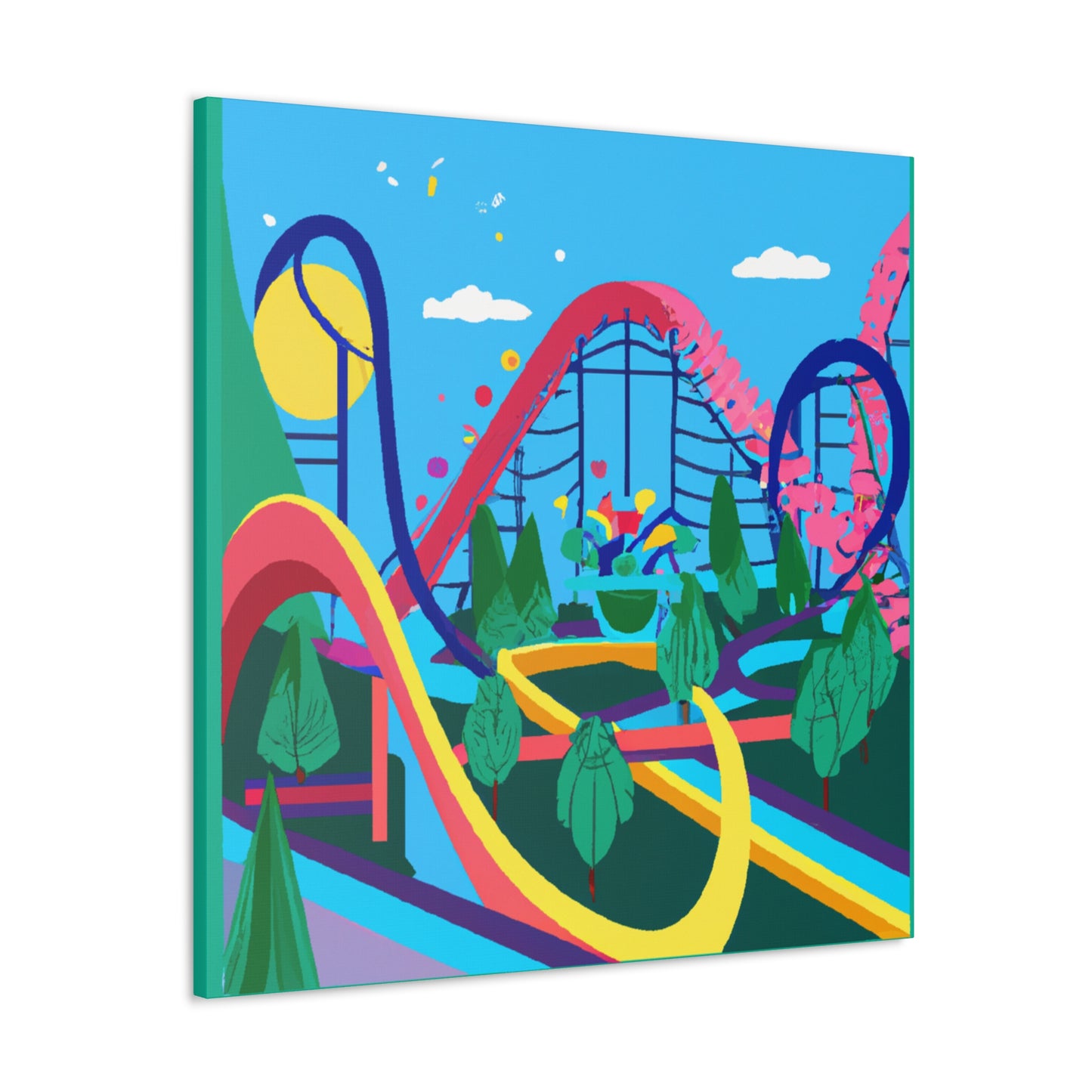 Gardengate - Landscape - Amusement - Canvas