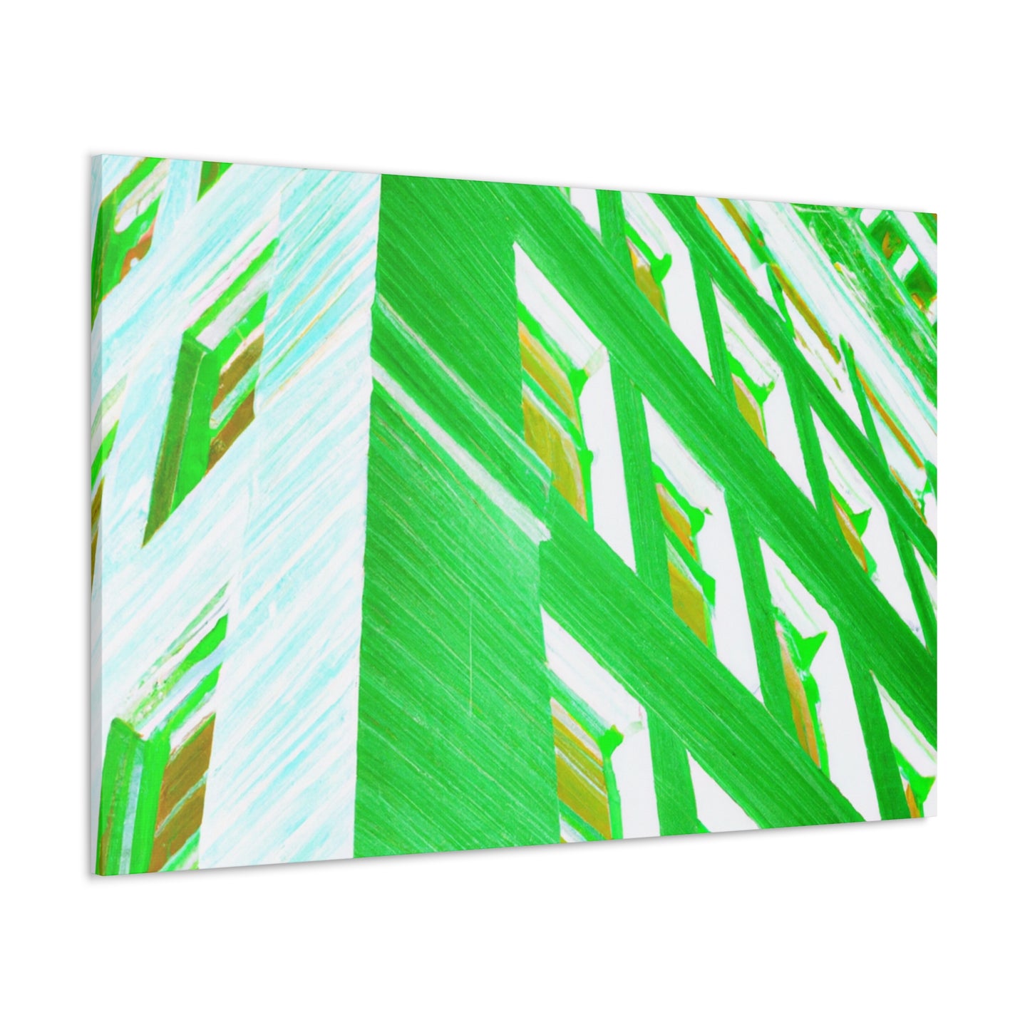 Neon Skyscraper - Architectural Canvas Pop Art