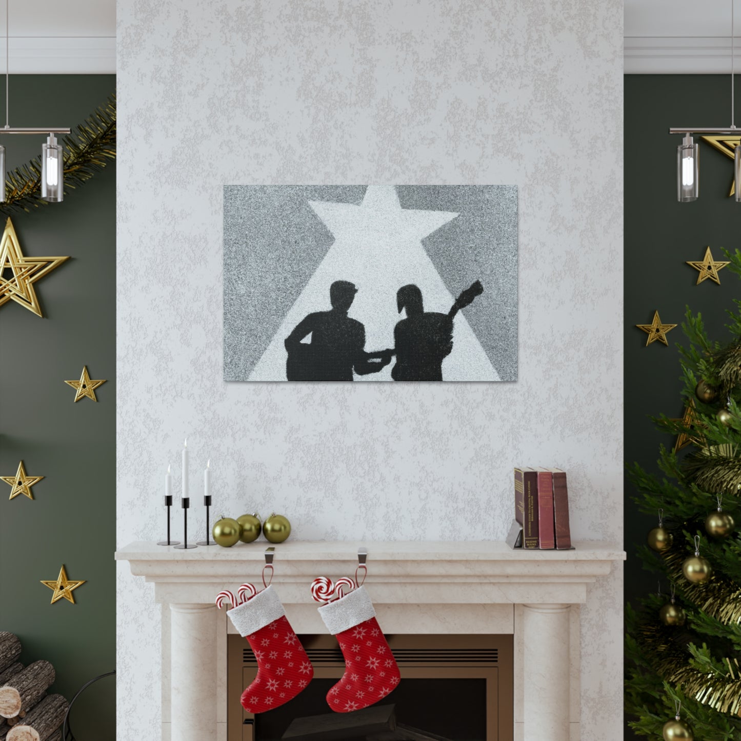 Hot Wax Records - Retro Music and Film Canvas