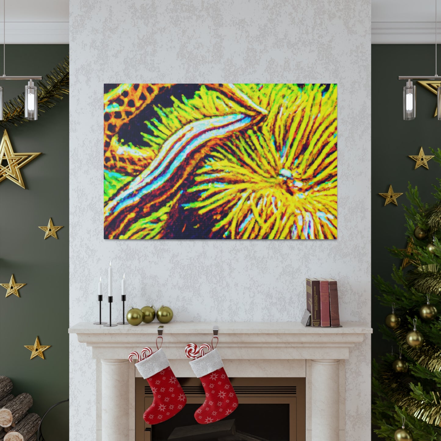 "Coastal Promenade" - Underwater Canvas