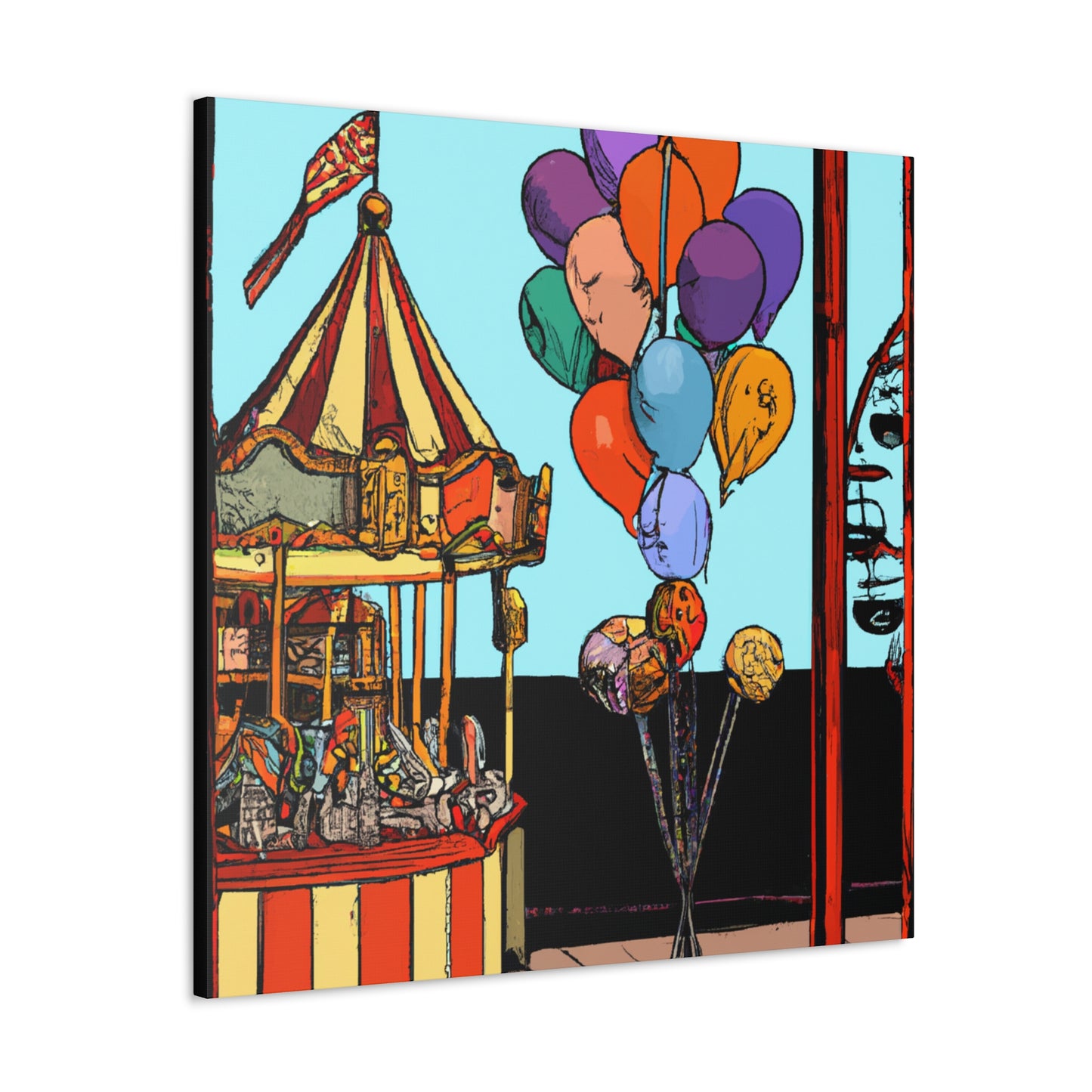 Snicker-Splash Amusement - Canvas
