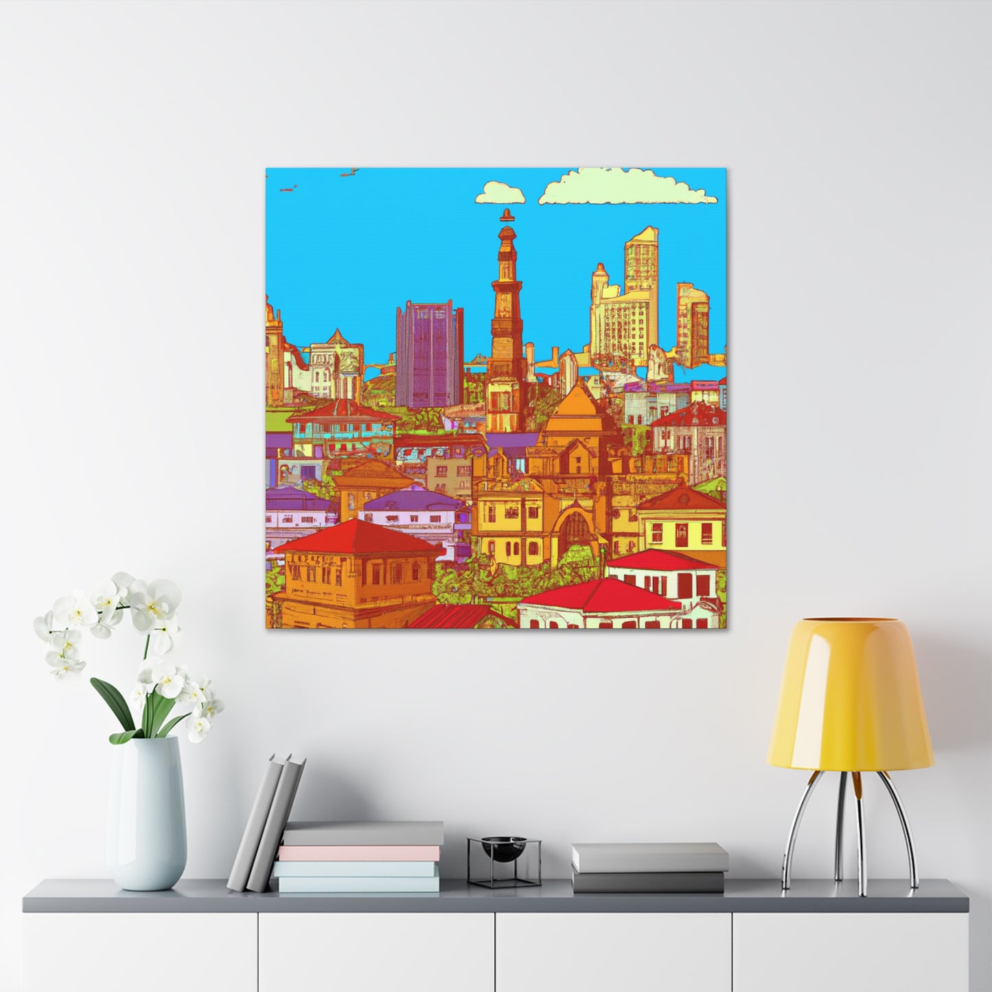 Namaste Delhi - Destination India - Canvas