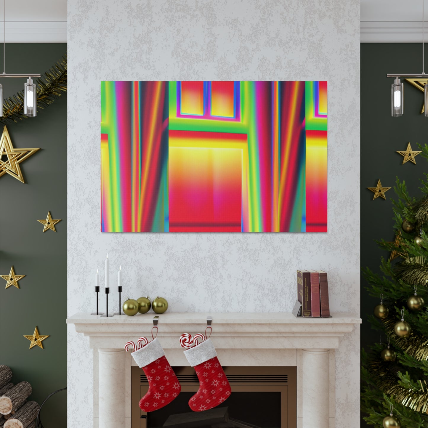 The Art Deco Majesty: - Art Deco Canvas