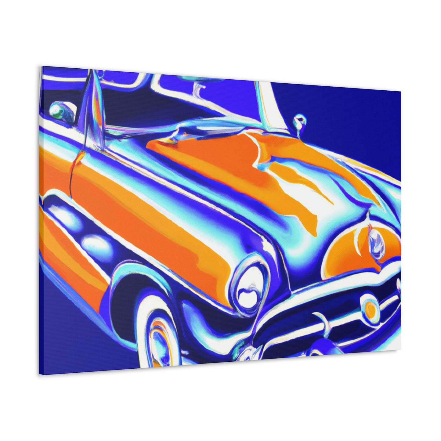 Vintage Thunder Road - Automobile Canvas